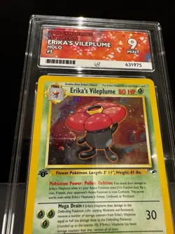 Erika’s Vileplume 5/132 1st Edition Gym Heroes ACE 9 MINT With Swirl - Image 3