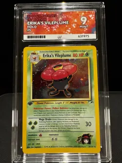 Erika’s Vileplume 5/132 1st Edition Gym Heroes ACE 9 MINT With Swirl - Image 4