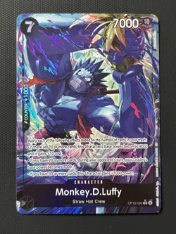 One Piece TCG Monkey D Luffy Alt Art OP15-092 - Image 1