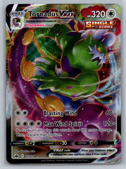 TORNADUS VMAX 125/198 CHILLING REIGN POKEMON TCG NM - Image 1
