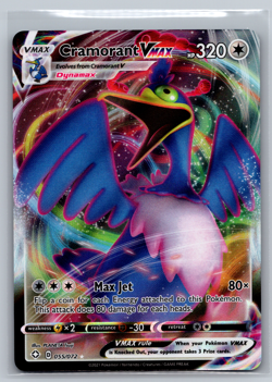 2021 Pokemon - Cramorant VMAX 055/072 Shining Fates - Ultra Rare Holo NM - Image 1