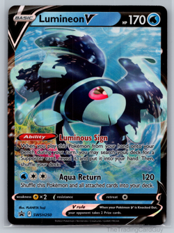 Lumineon V - SWSH: Sword & Shield Promo Cards Promo Holo SWSH250 LP Pokemon - Image 1