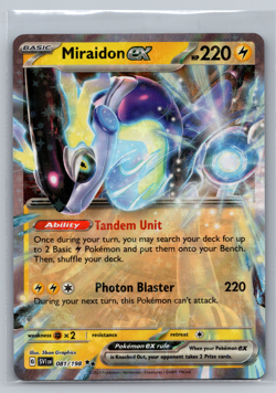 Pokemon Miraidon ex 081/198 Scarlet & Violet Double Rare Holo NM - Image 1