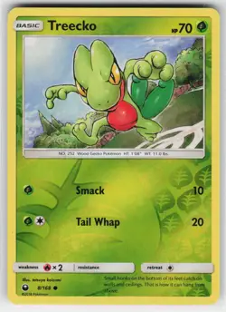 Treecko 8 Reverse Holo 168 C Celestial Storm Pokemon Moderately Played - Image 1