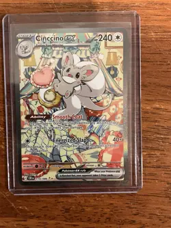 Pokemon Chaos Rising Cinccino ex Special Illustration Rare 119/086 - Image 1