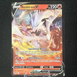 Reshiram V 024/195 - SWSH: Silver Tempest Ultra Rare - Pokemon TCG (NM) - Image 1