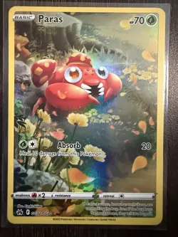 Pokemon TCG: Paras GG32/GG70 - Crown Zenith: Galarian Gallery - NM - Image 1