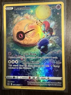 Pokemon TCG: Lunatone GG11/GG70 - Crown Zenith: Galarian Gallery - NM - Image 1
