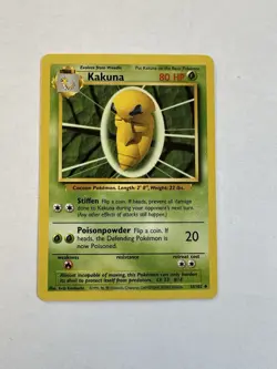 Kakuna 033/102 Pokemon Base Set Unlimited LP+ - Image 1