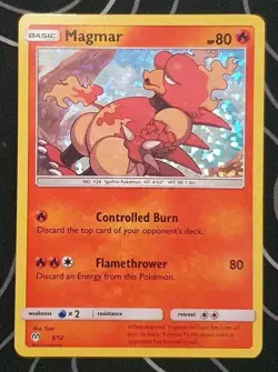 Magmar 3/12 McDonald's Pokemon Tcg Card Promo 2019 Confetti Holo Lightly Played - Image 1