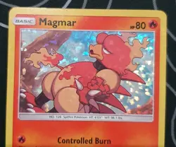 Magmar 3/12 McDonald's Pokemon Tcg Card Promo 2019 Confetti Holo Lightly Played - Image 2