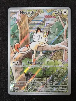 Pokemon TCG Meowth 106/094 Phantasmal Flames Near Mint Condition - Image 1