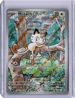 Pokemon TCG Meowth 106/094 Phantasmal Flames Near Mint Condition - Image 1