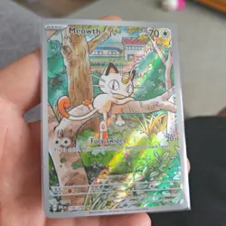 Pokemon TCG Meowth 106/094 Phantasmal Flames Near Mint Condition - Image 3