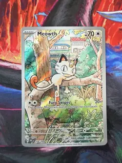 Pokemon TCG Meowth 106/094 Phantasmal Flames Near Mint Condition - Image 1