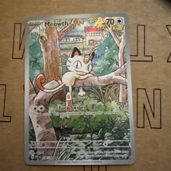 Pokemon TCG Meowth 106/094 Phantasmal Flames Near Mint Condition Card - Image 1
