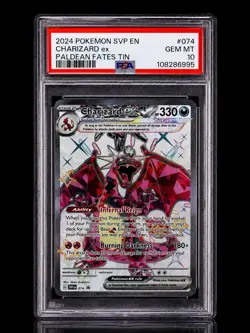 Pokemon TCG Charizard ex Holo Promo Eng 074 SVP PSA 10 2024 - Image 1