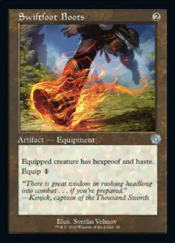 MTG | Swiftfoot Boots (Retro) [The Brothers' War Retro Artifacts] Near Mint - Image 1