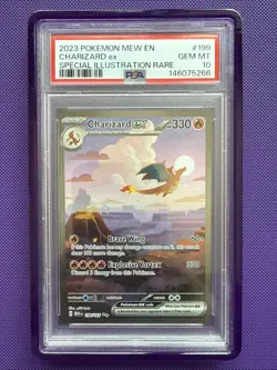 PSA 10 GEM MT Charizard ex Special Illustration Rare 199/165 Pokemon 151 - Image 1