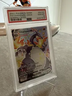 The Pokemon Company 2021 Pokemon TCG Shining Fates Charizard VMAX SV107 PSA 10 - Image 1