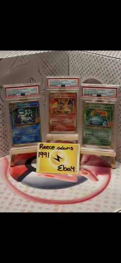 Pokemon TCG Japanese 25th Anniversary PSA 10 Charizard, Blastoise , Venusaur - Image 2