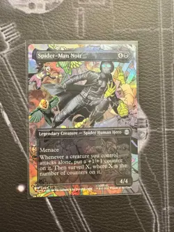 Spider-Man Noir Marvel's Spider-Man Borderless Foil Uncommon - Image 1