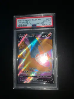 Pokemon TCG Charizard V SWSH050 PSA 10 Holo Promo EN 2020 220 HP - Image 2
