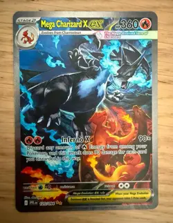 Mega Charizard X ex 125/094 Pokemon TCG English Raw PSA 10 Candidate - Image 1