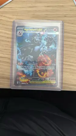 Mega Charizard X ex 125/094 Pokemon TCG English Raw PSA 10 Candidate - Image 3