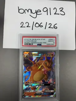 Charizard GX SM211 Holo Black Star Promo Pokemon TCG English 2019 PSA 10 - Image 1