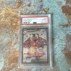 Pokemon TCG Charizard ex 215/197 SV03: Obsidian Flames Ultra Rare Holo EN PSA 10 - Image 1