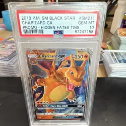 The Pokemon Company Pokemon TCG Charizard GX SM211 Holo PSA 10 - Image 1