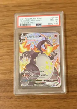 PSA 10 Pokemon Charizard VMAX Shining Fates SV107/SV122 - Image 1