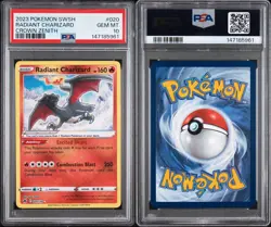 PSA 10 Radiant Charizard 020/159 Crown Zenith Gem Mint Pokemon Card - Image 3