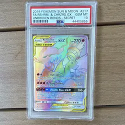 The Pokemon Company Reshiram & Charizard GX 217/214 Unbroken Bonds PSA 10 - Image 2