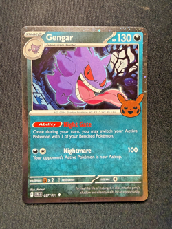 Pokemon TCG Gengar 057/091 - Cosmos Holo - Trick or Trade 2024 - NM - Image 2