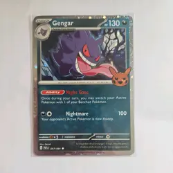 Gengar (Cosmos Holo) 057/091 Holo Trick or Trade 2024 Pokemon NM - Image 1