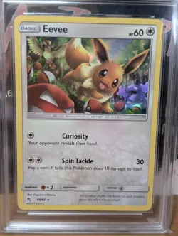 Eevee 48/68 Hidden Fates Pokemon Card - GetGraded Near Mint 8 - Image 3