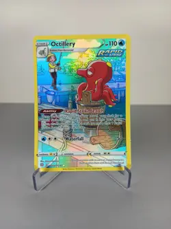Pokemon TCG Octillery TG03/TG30 Brilliant Stars Trainer Gallery Art Rare NM-M - Image 1