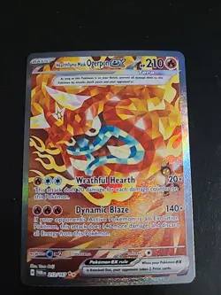 Hearthflame Mask Ogerpon ex - 212/167 - Pokemon Twilight Masquerade Rare NM - Image 1