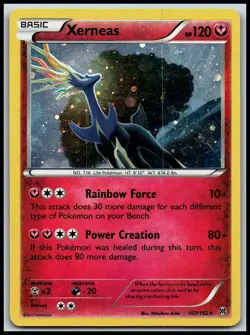Xerneas (XY BREAKthrough) 107/162 Rare Deck Exclusives Pokemon Lightly Played - Image 1