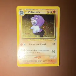 The Pokemon Company Poliwrath 9/75 Neo Discovery Holo Rare 90 HP Stage 2 Eng - Image 2