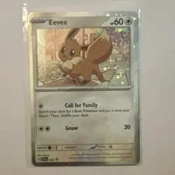 Pokemon TCG Eevee SVP200 Sv: Scarlet & Violet Promo Cosmos Holo English - Image 1