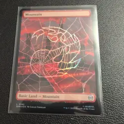 Mountain 0192 (Foil) Land MTG Spider-Man - Image 1