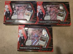 Pokemon TCG Team Rocket Mewtwo ex Promo Box Lot - 3 Boxes (Factory Sealed!) - Image 1