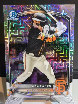 Topps Bowman Draft 2025 Gavin Kilen Chrome 1st Bowman Mojo Refractor BDC-40 SF - Image 1
