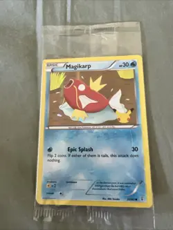 Magikarp 22/83 20th Anniversary Sealed Promo Pokemon Card - Image 1