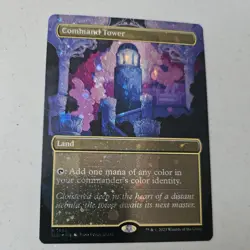 MTG Command Tower GALAXY FOIL Secret Lair Drop Series R#1496 NM/M - Image 1