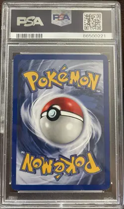 1999 Pokemon 1st Edition Hitmonchan Holo #7/102 PSA 6 - Image 2