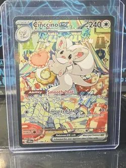 Cinccino ex 119/086 Holo Chaos Rising Pokemon Special Illustration Rare NM - Image 1